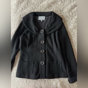Classiques Entier Merino Wool Black Jacket